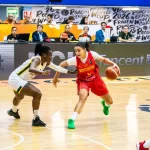 Foto: FIBA. Ingvild foi a mais inconformada.
