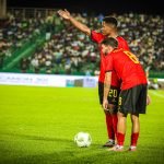 Foto FMF: Geny Catamo apontou o golo que garantiu o empate em Bamako